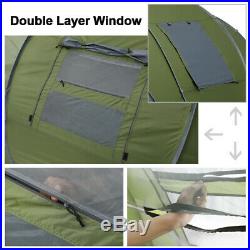 5-6 Person Camping Dome Tent Instant Pop Up Waterproof Travel Sun Canopy Large