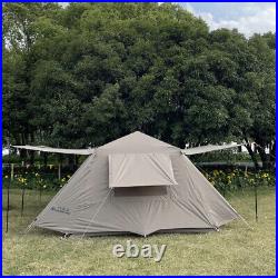5-8 Person 4 Season Instant Cabin Tent Waterproof UV Protection 2 Rooms