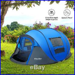 5-Person Pop Up Outdoor Family Camping Hiking Tent Beach Shelter Bag Waterproof