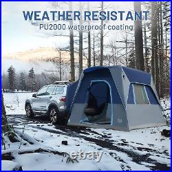 5 Person SUV Tent with Movie Screen Weather Resistant Portable for Car SUV Van