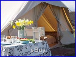 5m x 4m Touareg / Roman Bell Tent 100% Canvas with ZIG by Bell Tent Boutique
