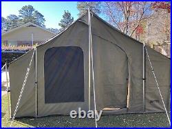 6170 12x12 Kodiak Canvas Cabin Lodge Hot Tent w Stove Jack. Stove Not Included