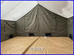 6170 12x12 Kodiak Canvas Cabin Lodge Hot Tent w Stove Jack. Stove Not Included
