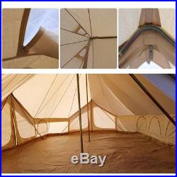 6M Emperor Twin Ultimate Bell Tent Safari Tent Waterproof Hunting Camp Wall Tent