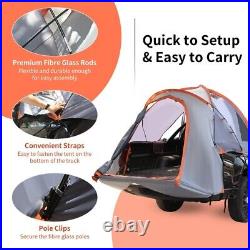 6.5 FT Portable Pickup Tent Full Size Bed Truck Tent Outdoor Travel withCarry Bag