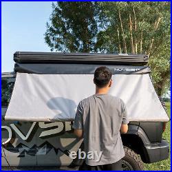 6.5x8.2ft Car Side Awning Rooftop Tent Sun Shade SUV Outdoor Camping Travel Grey