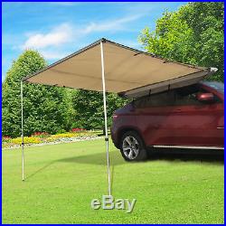 6.6x8.2ft Car Tent Awning SUV Vehicle Fold Out Awning Water/UV-Resistant