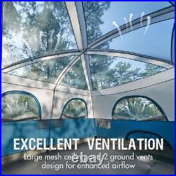 6 8 10 Person Family Camping Tent with Porch, Big Family Camping Tent