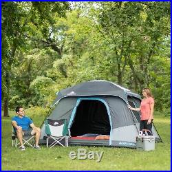 6 Person 10' x 9' Instant Dark Cabin Camping Tent Family Outdoor Sleeping Dome