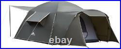 6 Person Family Camping Tent Spacious 3000mm Waterproof Road Trips Dark Green 6 Person Family Camping Tent Spacious 3000mm Waterproof Road Trips Dark Green