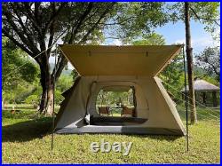 6 Person Family Camping Tent Spacious 3000mm Waterproof Road Trips Dark Green 6 Person Family Camping Tent Spacious 3000mm Waterproof Road Trips Dark Green
