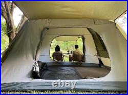 6 Person Family Camping Tent Spacious 3000mm Waterproof Road Trips Dark Green 6 Person Family Camping Tent Spacious 3000mm Waterproof Road Trips Dark Green