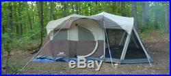 6-Person Floor-less Screened Room Tent Family Camping Hiking Coleman Footprint