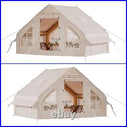 6 Person Portable Inflatable Camping Glamping Tent Waterproof with Air Hose Pump 6 Person Portable Inflatable Camping Glamping Tent Waterproof with Air Hose Pump