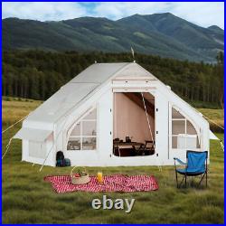 6 Person Portable Inflatable Camping Glamping Tent Waterproof with Air Hose Pump 6 Person Portable Inflatable Camping Glamping Tent Waterproof with Air Hose Pump