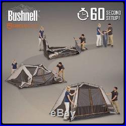 6 Person Tent 11' x 9' Bushnell Heat Shield Instant Cabin Tent Hunting Camping