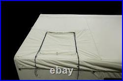 6 Person Wall Tent 12x10 Ozark Trail North Fork Outfitter Stove Jack PVC Floor
