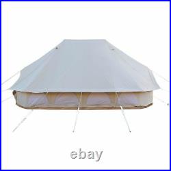 6x4M Emperor Twin Bell Tent Safari Tent Waterproof Hunting Camp Wall Tent US CA