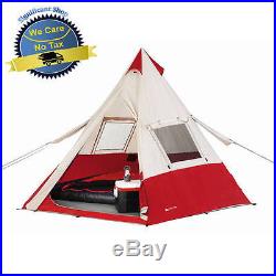 7 Person 1 Room Family Tent Cabin Doom Camping Outdoor Waterproof Family Teepee