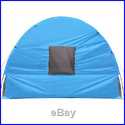 8-10 People Big Outdoor Tunnel Tent Waterproof Travel Hiking Camp Party Shelter