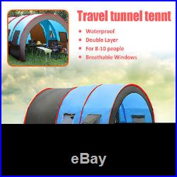 8-10 People Large Waterproof Travel Camping Hiking Double Layer Outdoor Tent