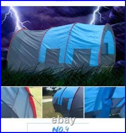 8-10 Person Large Double Layer Tent Tunnel Camping Family Travel Tent Outdoor US