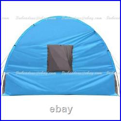 8-10 Person Large Outdoor Double Layer Tent Tunnel Camping Travel Tent Family