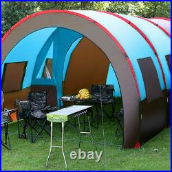 8-10 Person Super Big Camping Tent Waterproof Portable Outdoors Hiking Party US