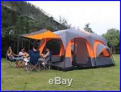 8-12 Person Double layer Waterproof Family Camping Hiking Instant Tent Room