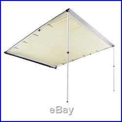 8.2x8.2' Car Side Awning Rooftop Tent Sun Shade SUV Outdoor Camping Travel Beige
