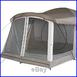 8 Person Cabin Dome Tent Family Camping Outdoor Fun With Screened Sun Room 16'x11