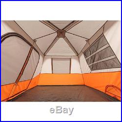 8 Person Cabin Tent 2 Room 60 sec Setup Family Camping Waterproof Outdoor Hiking