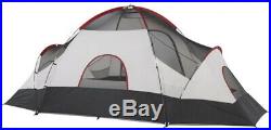 8-Person Family Tent With Mud Mat Camping 2 Rooms Cabin