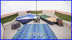 8 Person Family Yurt Cabin Tent Outdoor Camping 3 Screened Window Wall Portable