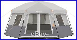 8-Person Instant Hexagon Cabin Tent Ozark Trail Easy 2 minute setup camping