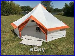 8 Person Large Yurt Tent Family Camping Hiking Outdoor Fast Setup 13 x 13 New