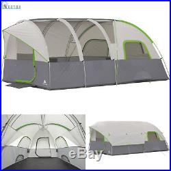 8 Person Modified Dome Tunnel Tent Ozark Trail Camping Outdoor Hiking Shelter