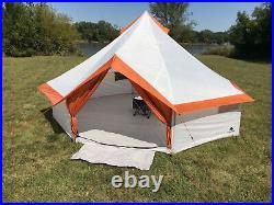 8 Person Outdoor Glamping Family Camping Yurt Tent Waterproof Cabin Shelter NEW