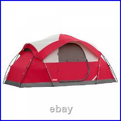 8 Person Waterproof Instant Tent Camping Dome Outdoor Hiking Family Shelter Red