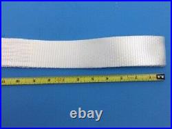 8 pk of 2 x 14' White Tent Straps with Loops & Twisted Snap Hook Ratchet Handles