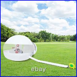 9.8ft Inflatable Bubble Tent Dome Camping Hiking Tent PVC Cabin+Air Blower 350W