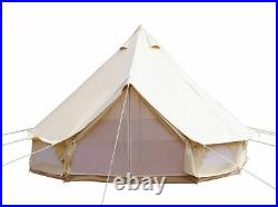 9.8ft Outdoor Oxford Cloth Bell Tent 3-5 Person Waterproof Camping Yurt Tent NEW