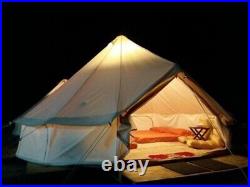 9.8ft Outdoor Oxford Cloth Bell Tent 3-5 Person Waterproof Camping Yurt Tent NEW