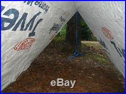 9' Dupont Tyvek Homewrap Ultralight Hiking Ground Sheet Tent Footprint Tarp Bivy
