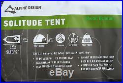 Alpine Designs SOLITUDE 3 season Bivy tent Scouts/Backpacking/Camping/Preppers