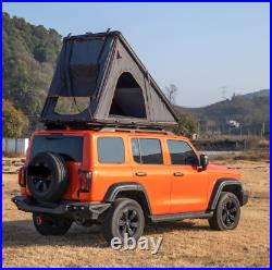 Aluminium Triangle Shell SUV Car Roof Top Tent for Camping, 82.6751.18 59 Inch