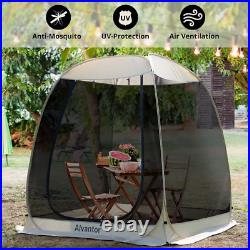 Alvantor Outdoor Screen House Room Instant Pop Up Canopy Gazebo Camping Tent