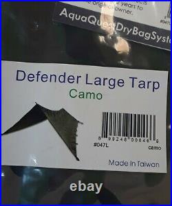 Aqua Quest Defender Tarp 100% Waterproof Heavy Duty Nylon Camo 13 x 10 ft