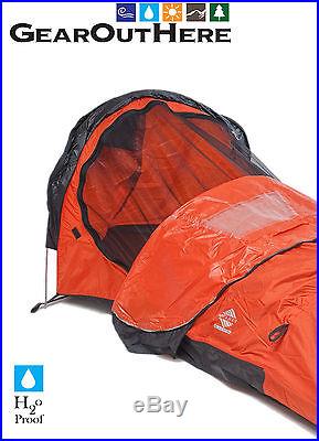 Aqua Quest Hooped Bivy Tent Emergency Survival Gear Kit Waterproof Shelter