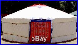 Authentic Mongolian Yurt Ger Tent Large Size 20 Ft withCover Meditation/Yoga